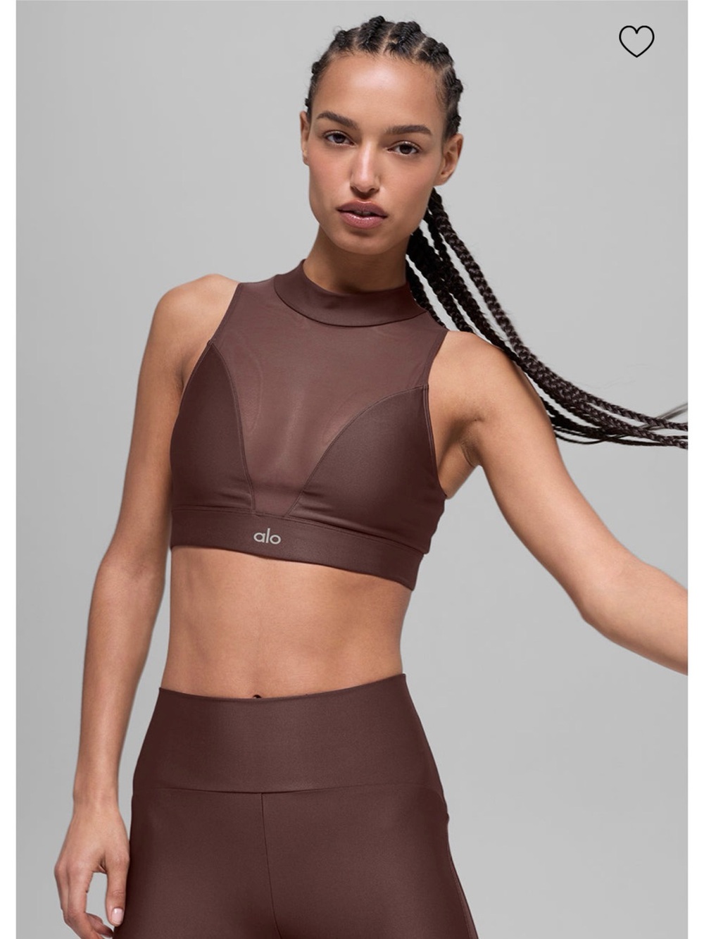 *NWT* ALO Infatuation Set in Brownstone | Top (S) & Leggings (XS) - Picture 9 of 13